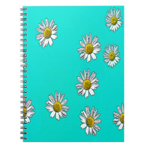 Daisies drawn notebook