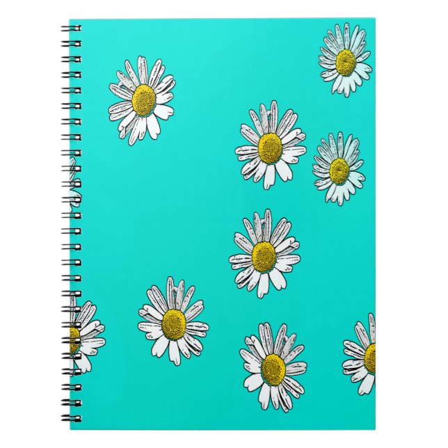 Daisies drawn notebook (Front)