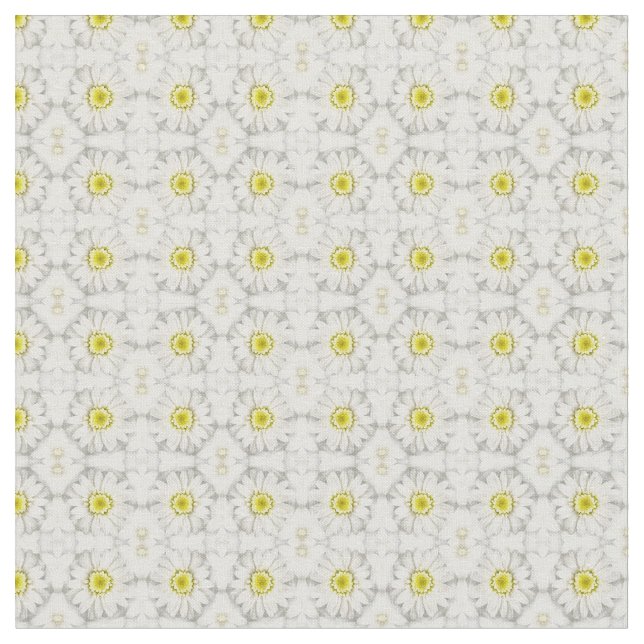 Daisies Fabric (Close Up)