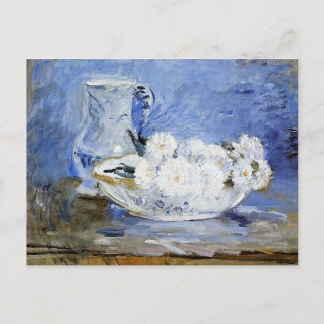 Daisies, fine art painting by Berthe Morisot, Postcard (Front)