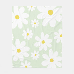 Daisies fleece blanket