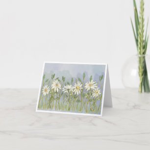 Daisies Folded Note Card