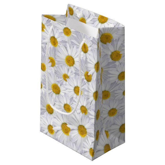 Daisies Galore Small Gift Bag (Front Angled)
