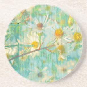 Daisies Grunge Coaster