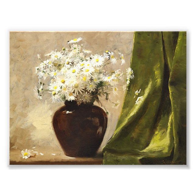 Daisies in a vase, Paul Fisher Photo Print (Front)