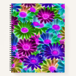 Daisies in Reverse #1 - Spiral Notebook