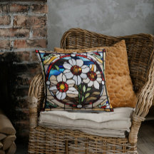 Daisies in Stained Glass