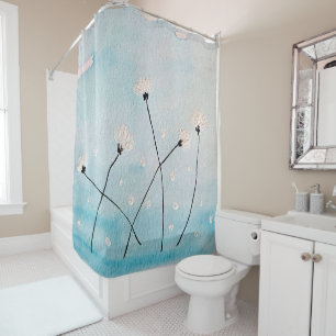 Daisies In The Sky Shower Curtain
