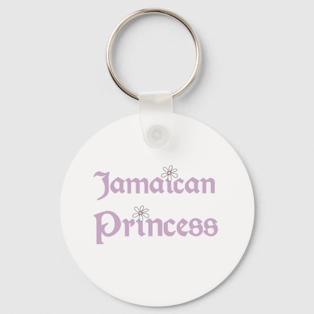 Daisies Jamaican Princess Key Ring (Front)