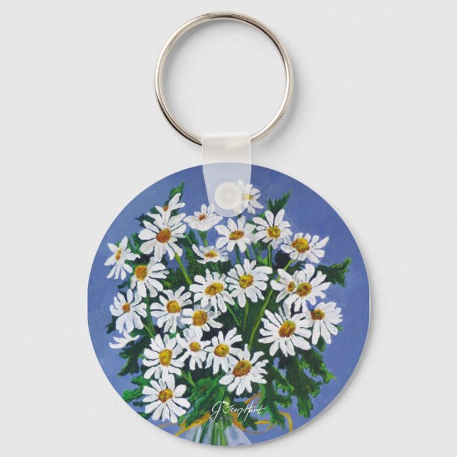 Daisies Key Ring (Front)