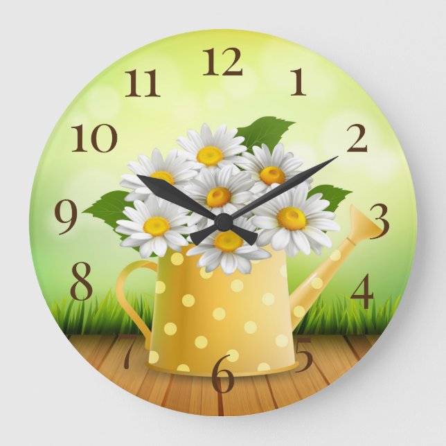 Daisies  large clock (Front)