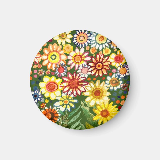 Daisies Magnet (Front)