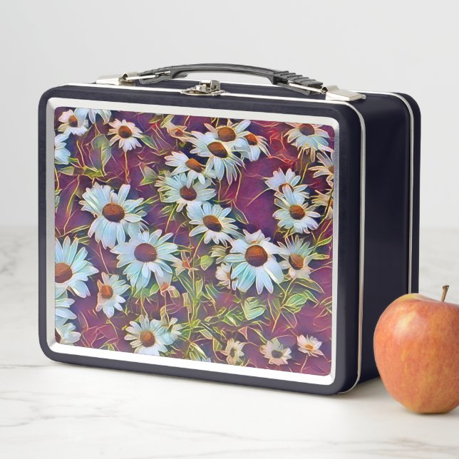 DAISIES   METAL LUNCH BOX (In Situ)