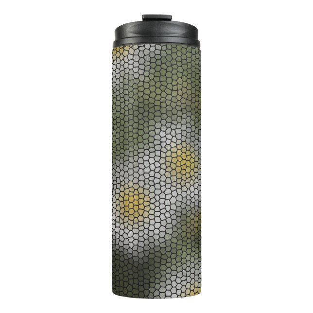 Daisies modern artistic style thermal tumbler (Front)
