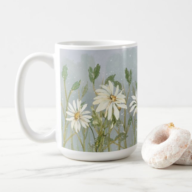 Daisies Mug (With Donut)
