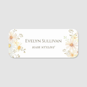 Daisies Name Tag