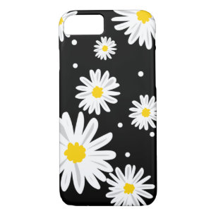 Daisies on Black iPhone 8/7 Case