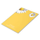 Daisies On Yellow Background Personalised