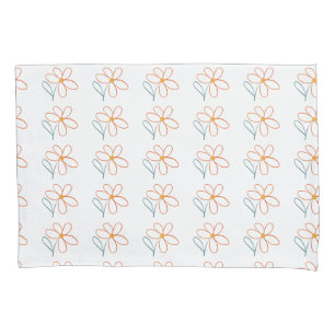 Daisies pattern pillowcase