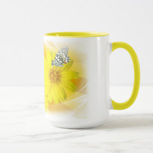 Daisies Refelcted Mug