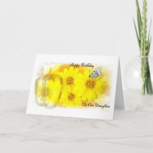 Daisies Reflected - Happy Birthday Daughter Card