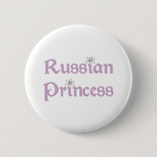 Daisies Russian Princess 6 Cm Round Badge