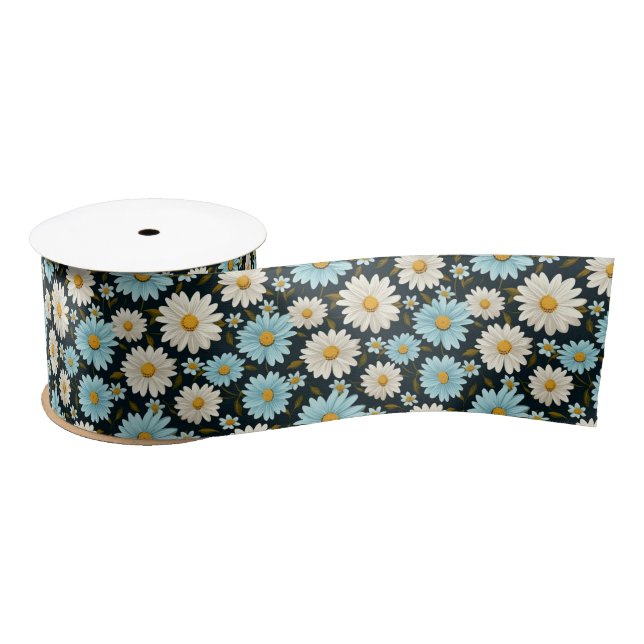 Daisies Satin Ribbon (Spool)