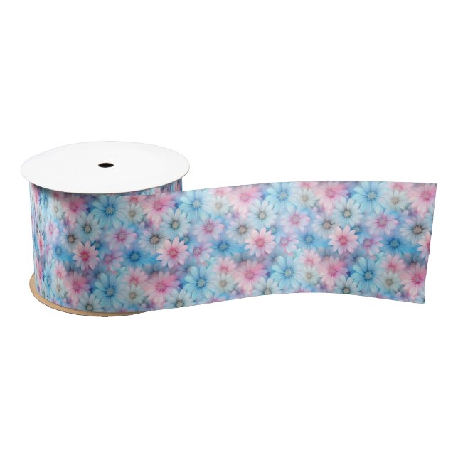Daisies Satin Ribbon (Spool)