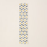 Daisies Scarf<br><div class="desc">Bright and cheerful design made in the form of a field of daisies.</div>