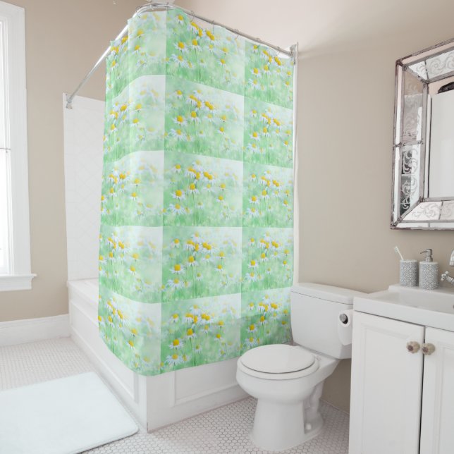 Daisies Shower Curtain (In Situ)