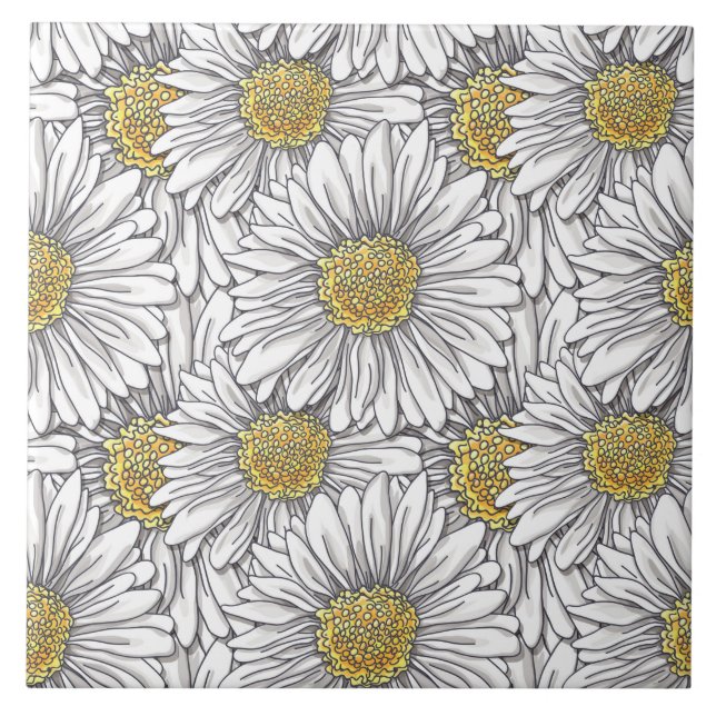Daisies Tile (Front)
