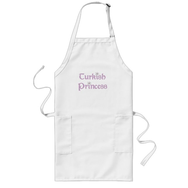Daisies Turkish Princess Long Apron (Front)