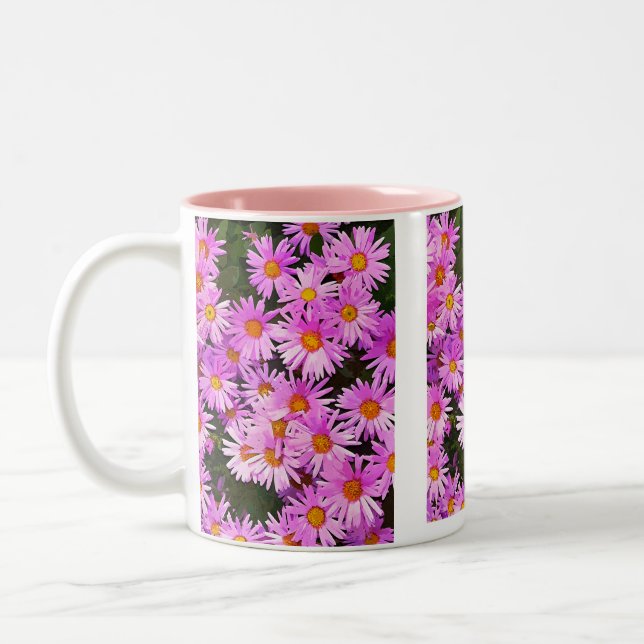 DAISIES Two-Tone COFFEE MUG (Left)