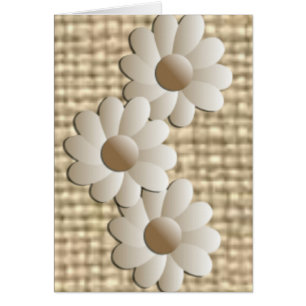Daisies Vintage Card