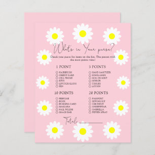 Daisies - Whats in your purse game