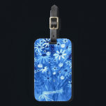 Daisies Wildflower Bouquet Watercolor Blue Luggage Tag<br><div class="desc">Add some flair to your luggage with this pretty colourful flower pattern. Hand painted by me, for you! Check my shop for more colours and patterns, plus matching accessories like flip flops, totes, bathmats, towels, cosmetic pouches, mugs and shower curtains. You can always add your own text. Let me know...</div>