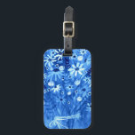 Daisies Wildflower Bouquet Watercolor Blue Luggage Tag<br><div class="desc">Add some flair to your luggage with this pretty colourful flower pattern. Hand painted by me, for you! Check my shop for more colours and patterns, plus matching accessories like flip flops, totes, bathmats, towels, cosmetic pouches, mugs and shower curtains. You can always add your own text. Let me know...</div>