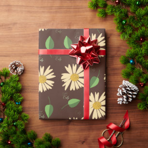 Daisies wrapping paper