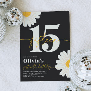 Daisy 15th Birthday Invitation
