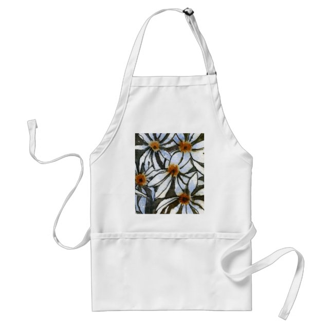 "Daisy #1" Floral Apron (Front)