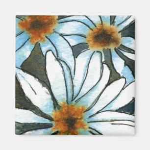 "Daisy #1" Floral Magnet