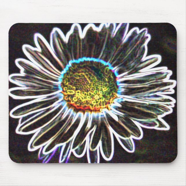 Daisy 1 Glow, Mousepad (Front)
