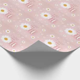 Daisy 1st Birthday Wrapping Paper