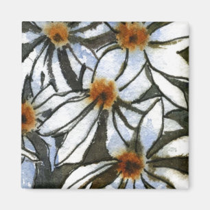 "Daisy #2"  Floral Magnet