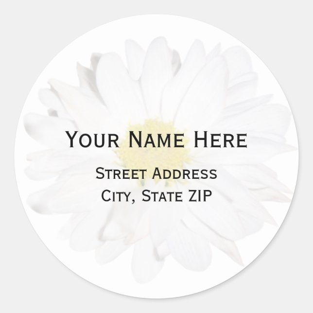 Daisy Address Label (Front)
