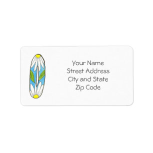 Daisy Address Label to Personalise or Customise