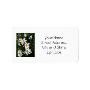 Daisy Address Label to Personalise or Customise