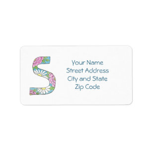 Daisy Address Label to Personalise or Customise