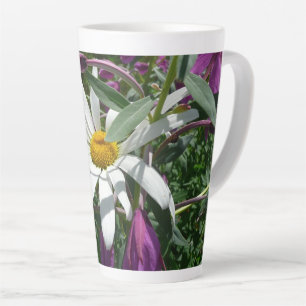 Daisy and Fireweed Latte Mug