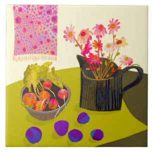 Daisy and Radish Kitchen Trivet